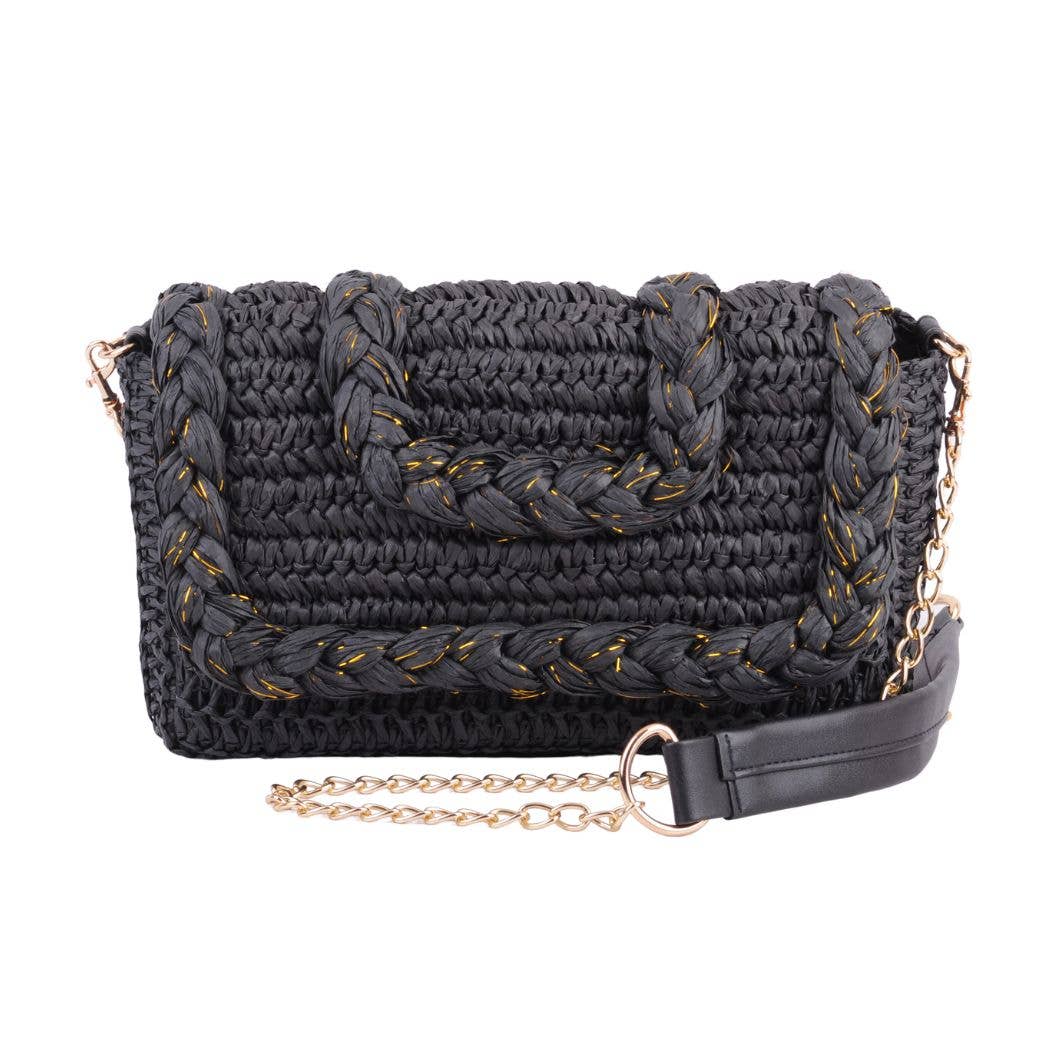 The Coastal Charm Wicker Crossbody