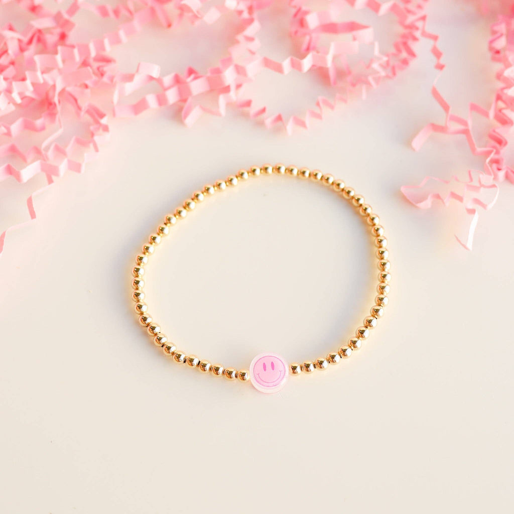 Smiley BB Bead Bracelet
