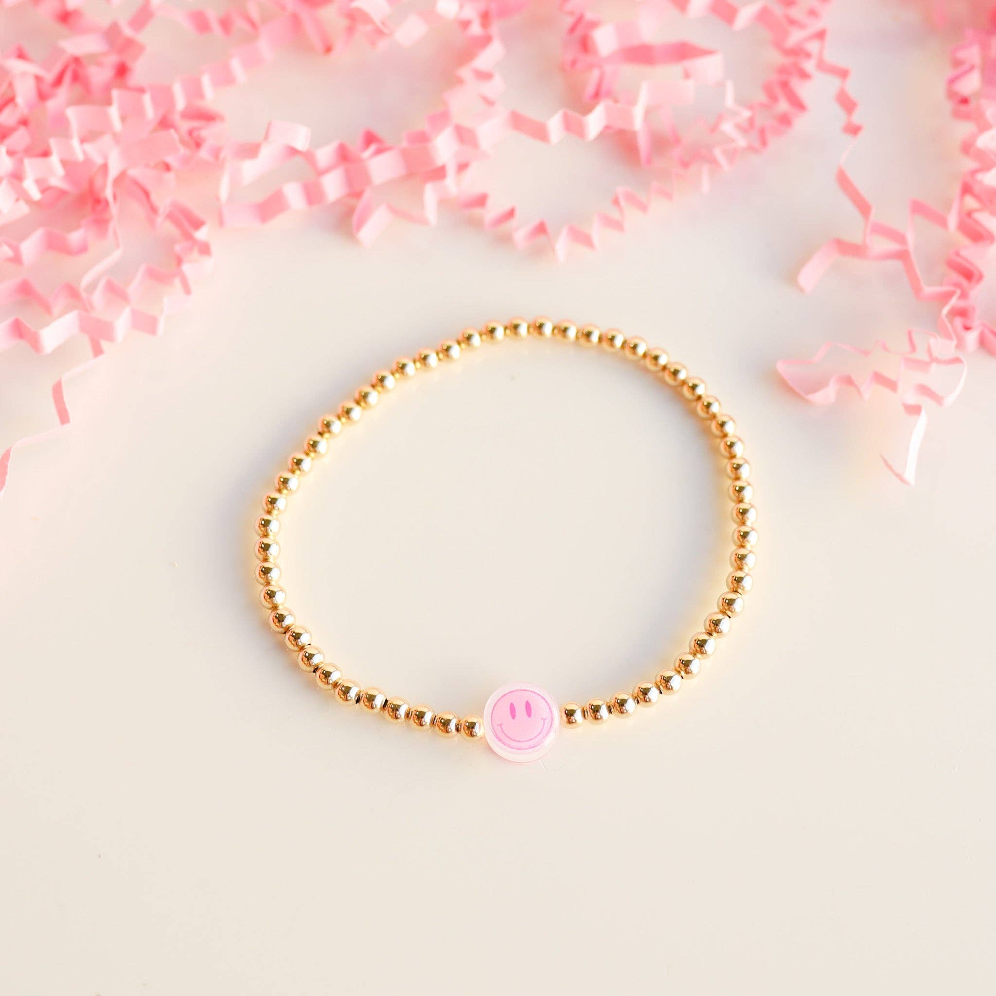 Smiley BB Bead Bracelet