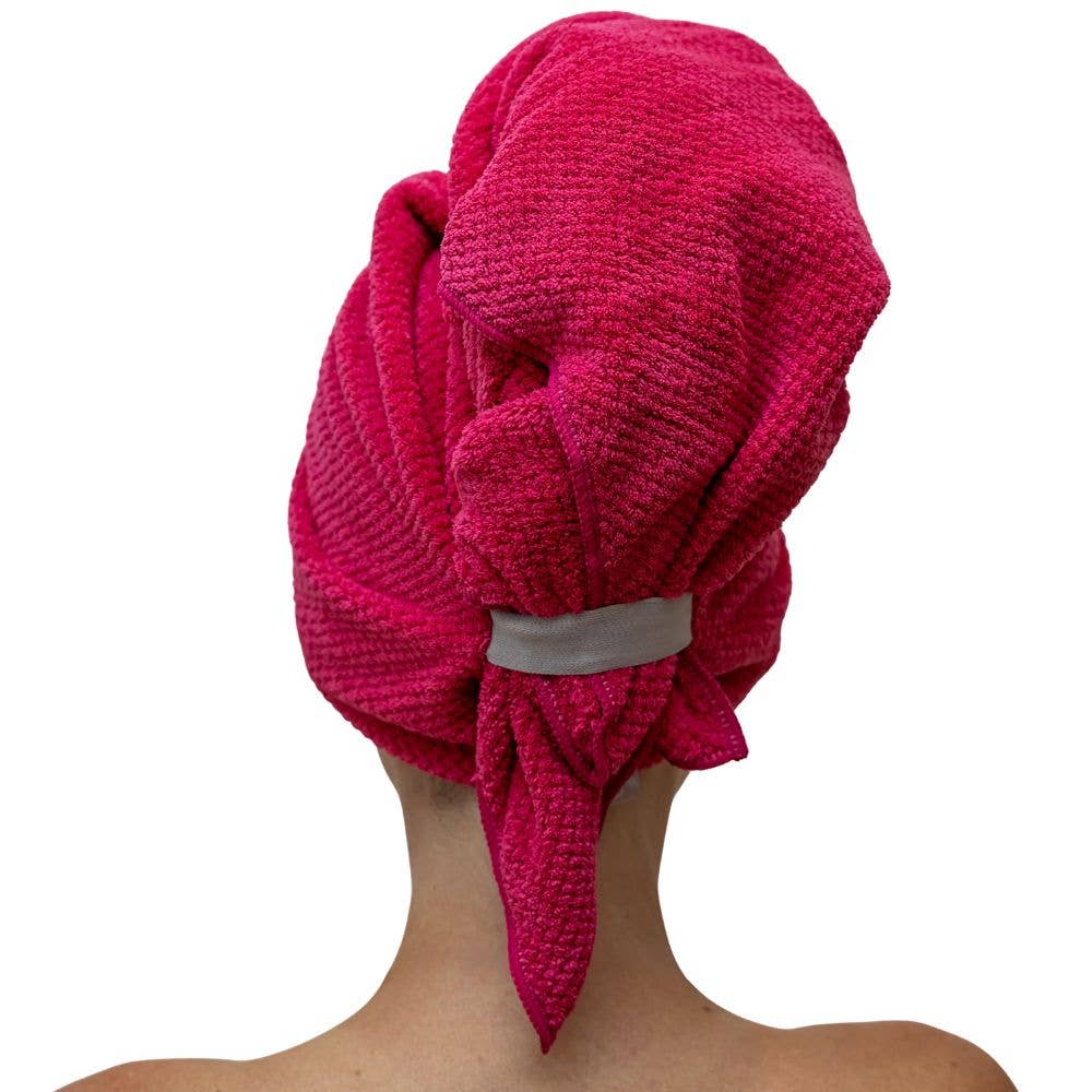 VOLO Hero Hair Towel-Dahlia Luxe Tube