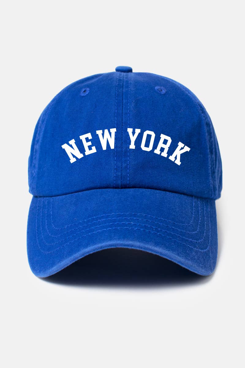 New York Solid Cotton Hat.