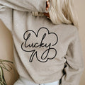 Lucky In Clover | St. Patrick's Day | Crew Sweatshirt