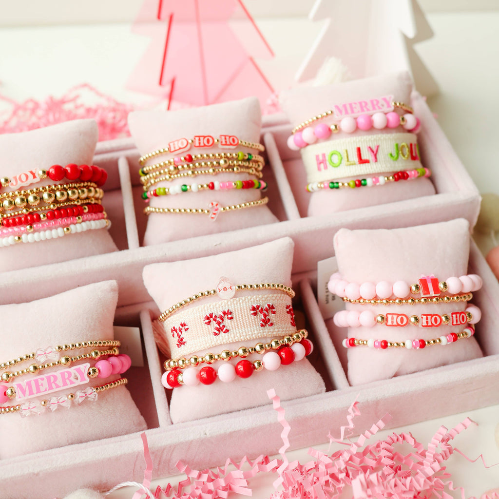 Hot Pink / Light Pink Bubble Bracelet