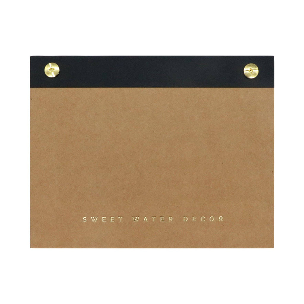 Small Gold Rivet Basic Notepad - Stationery & Decor