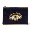 Zipper Pouch with Eye-Navy-4x6"L