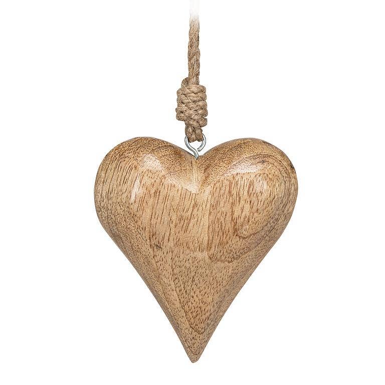 Small Puffy Heart Ornament-3.5"H
