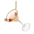 Festive Martini Ornament-4"H