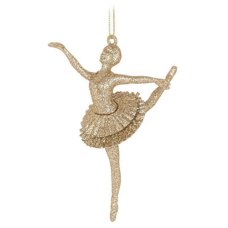 Glitter Ballerina Ornament