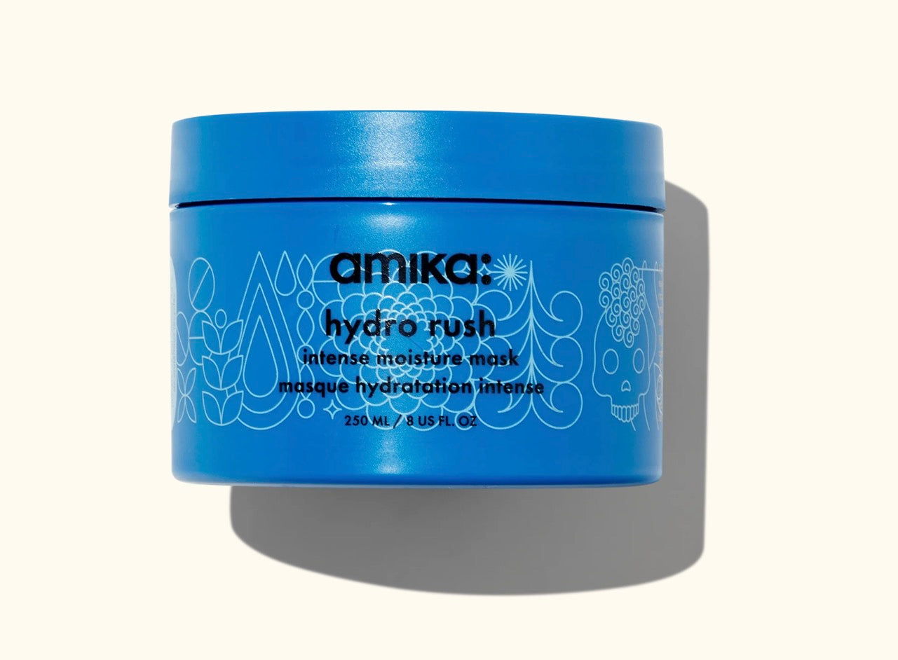 Hydro rush
intense moisture hair mask with hyaluronic acid 8 FL, OZ