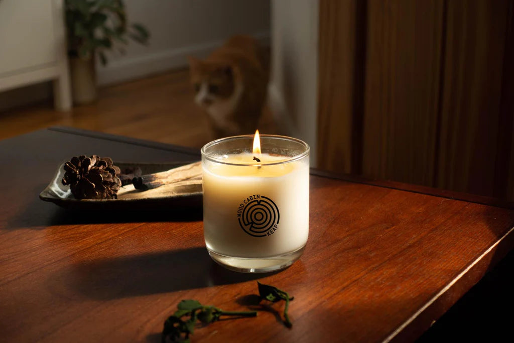 Keap Candle - Wood Cabin