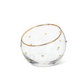 Medium Angled Bowl with Dots