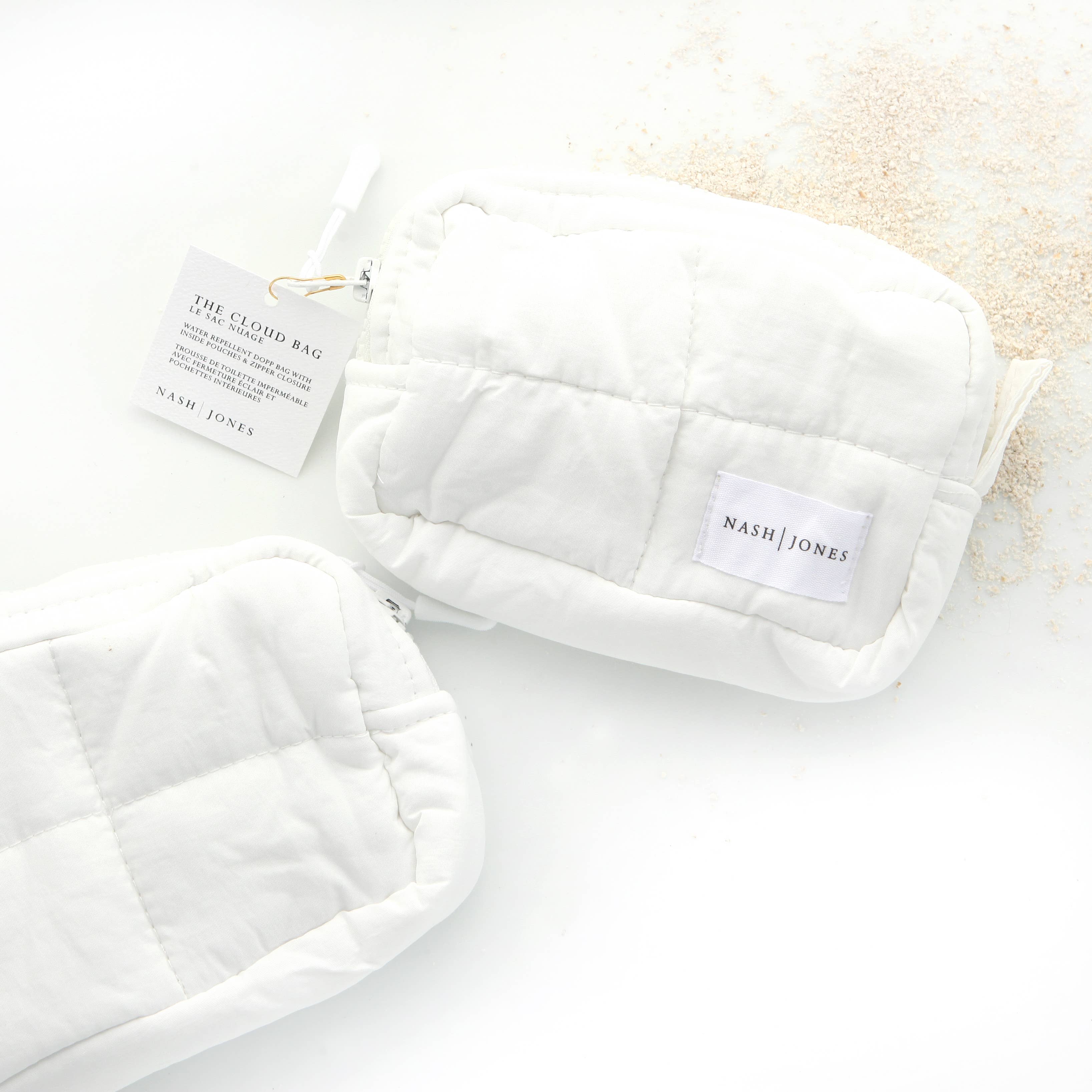 The Cloud Bag: 100% Cotton cosmetic bag