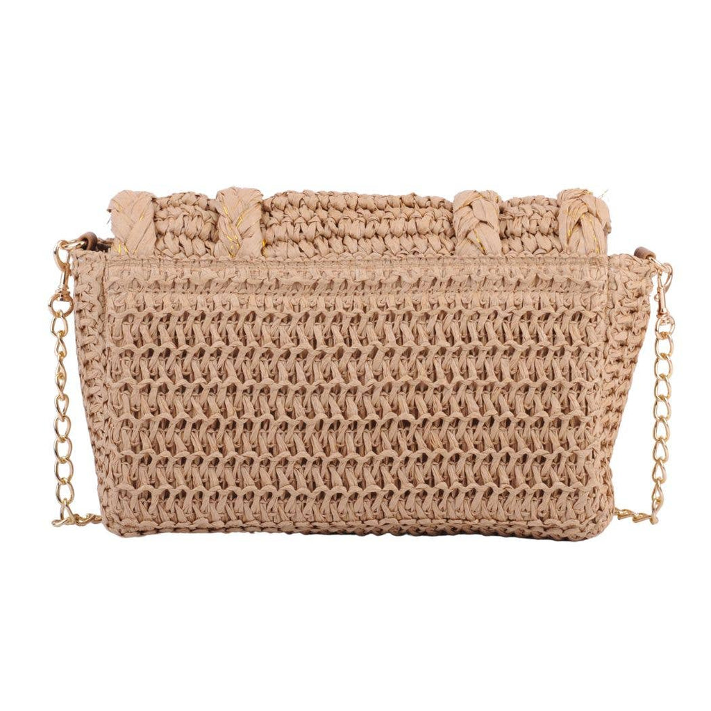 The Coastal Charm Wicker Crossbody