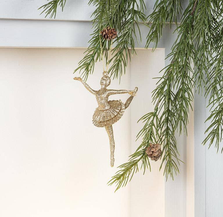 Glitter Ballerina Ornament