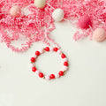 Red / Light Pink Bubble Bracelet