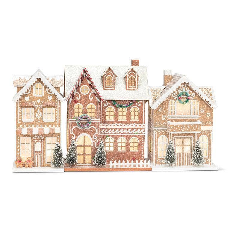 Medium LED Light Gingerbread House