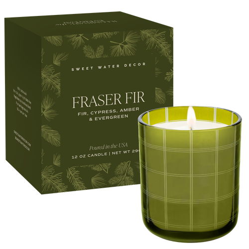 *NEW* Fraser Fir 12 oz Boxed Soy Candle - Christmas Decor